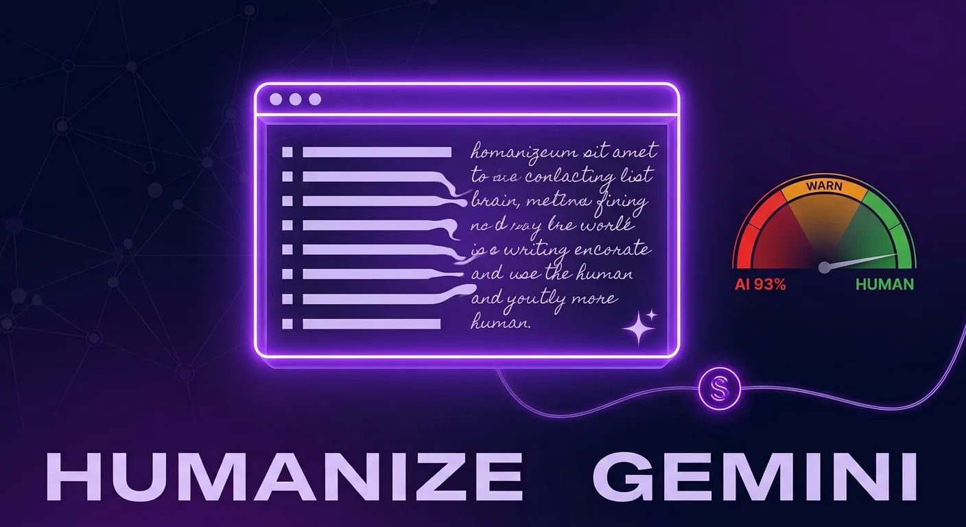 How to Humanize Google Gemini Text So It Reads Naturally (2026)